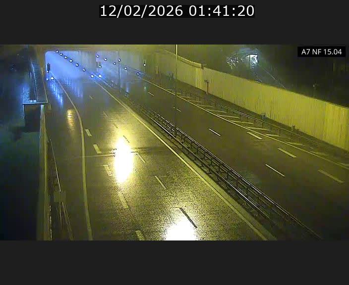 Caméra trafic Luxembourg - A7, Tunnel Mersch, entrée sud, direction Ettelbruck
