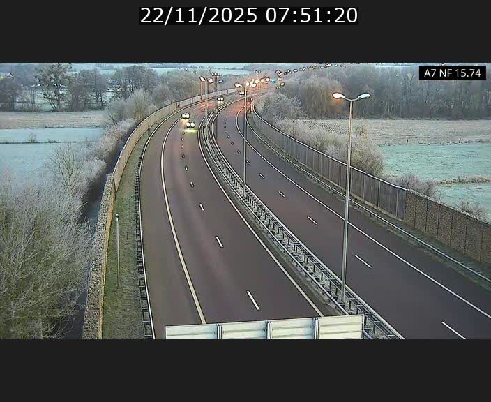 Caméra trafic Luxembourg - A7, Tunnel Mersch, entrée nord, direction Lorentzweiler