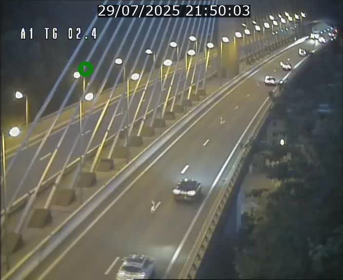 Traffic live webcam Luxembourg Sandweiler - A1 direction Luxembourg-ville - BK 2.4