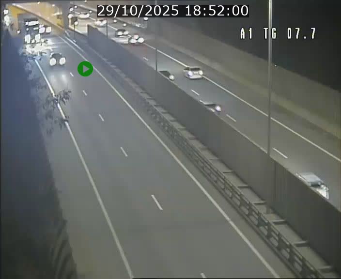 Traffic live webcam Luxembourg Kirchberg - A1 direction Luxembourg-ville - BK 7.7