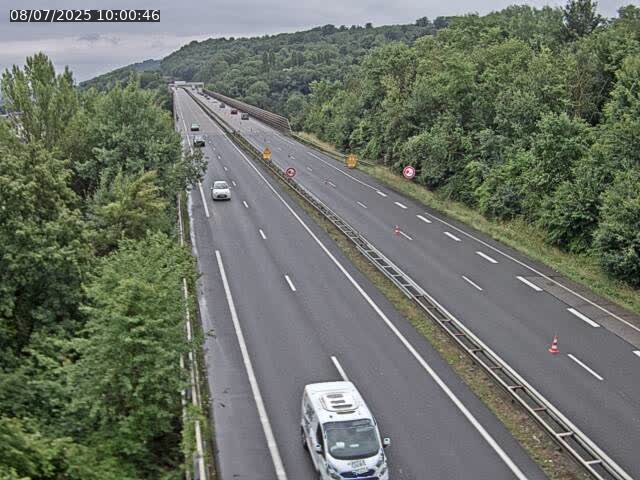 Caméra autoroute France - A30, Hayange direction Metz