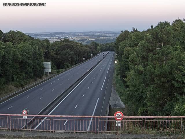 Caméra autoroute France - A33, Houdemont direction Lunéville