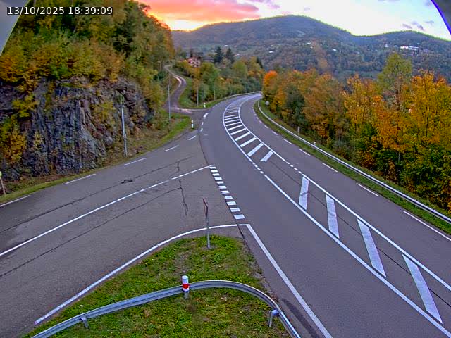 Caméra autoroute France - N66, col du Bussang direction Remiremont