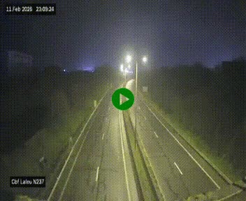 Webcam située à la Rochelle, à la fin de la N237 avant l'accès au péage du Pont de l'Île-de-Ré