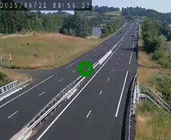 Caméra autoroutière France - A75, Coren, en direction de Montpellier