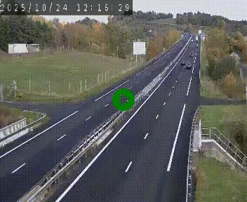 Caméra autoroutière France - A75, Coren, en direction de Montpellier