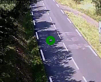 Caméra routière France - N102, au niveau du col de Montmirat à Saint-Etienne-du-Valdonnez à 1039 mètres d'altitude