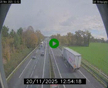 Webcam sur le périphérique de Rennes (N136) à hauteur du quartier Bréquigny, au sud de la ville