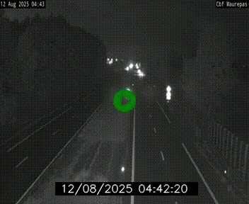 Webcam sur le périphérique de Rennes (N136) à hauteur de Maurepas, au nord de la ville