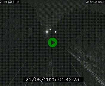 Webcam sur le périphérique de Nantes (N844) entre la Porte de Saint-Luce et la Porte d'Anjou, à l'est de la ville