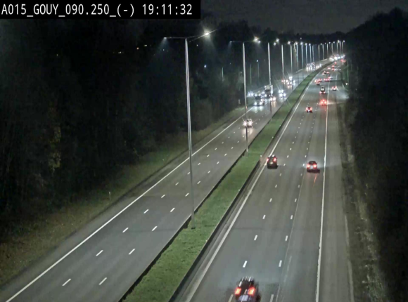 Webcam autoroute Belgique - Gouy-lez-piéton - E42 - BK 90.3
