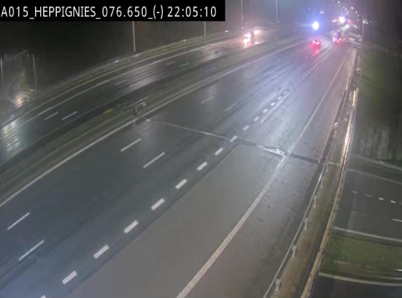 Webcam autoroute Belgique - Heppignies - E42 direction Namur - BK 76.4