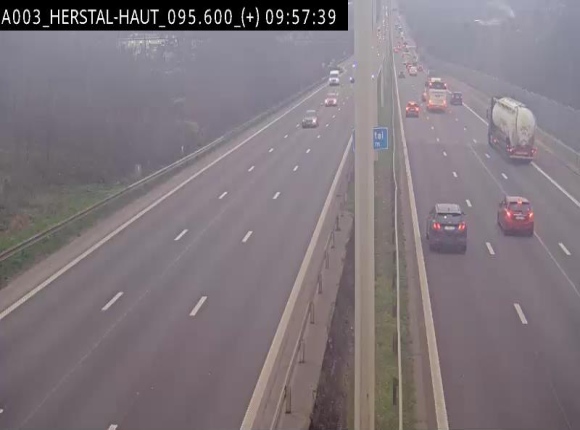 Webcam autoroute Belgique - Herstal - E40 direction Aix-la-Chapelle - BK 97