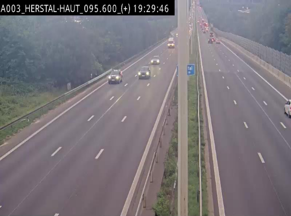Webcam autoroute Belgique - Herstal - E40 direction Aix-la-Chapelle - BK 97