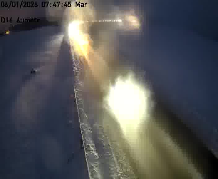 Webcam sur la D16 à Aumetz. Vue orientée vers A30