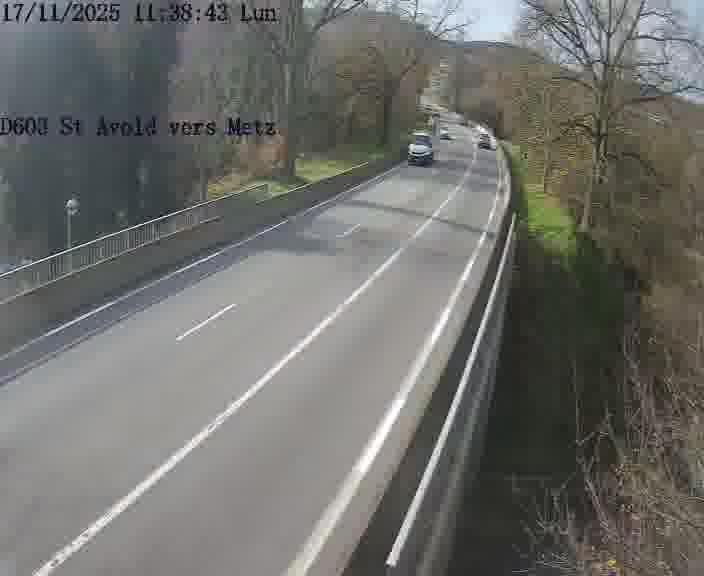 Clone of Webcam sur la D603 située à proximité de Saint-Avold. Vue orientée vers Metz