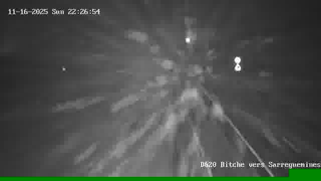 Webcam sur la D620, sur le contournement de Bitche. Vue orientée vers Sarreguemines