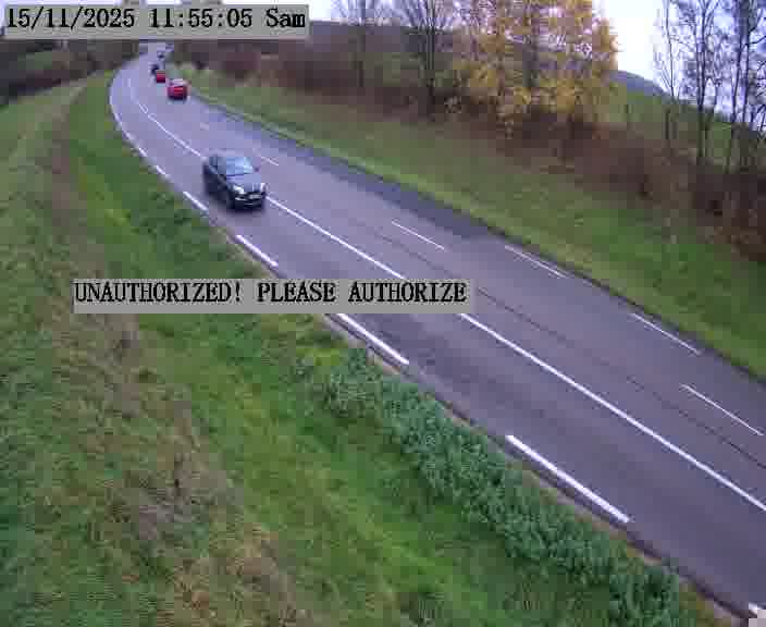 Webcam installée le long de D955 (France) à Amelécourt, pointée vers Metz, utile pour suivre précisément les conditions de trafic.