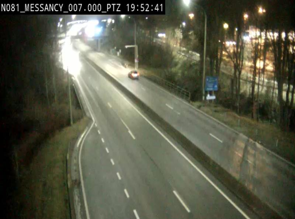 Webcam sur la N81 (E411) à hauteur du Cora Messancy. Vue orientée vers Arlon