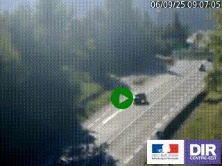 Webcam info trafic à proximité de Vizille sur la N85, au niveau du point de vue du Saut du Moine à Champagnier