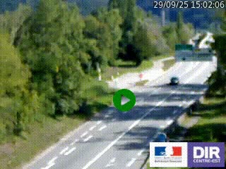 Webcam info trafic à proximité de Vizille sur la N85, au niveau du point de vue du Saut du Moine à Champagnier