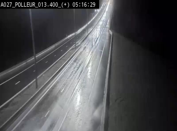 Webcam sur l'A27/E42 à hauteur du Viaduc de Polleur, juste après l'aire de Polleur