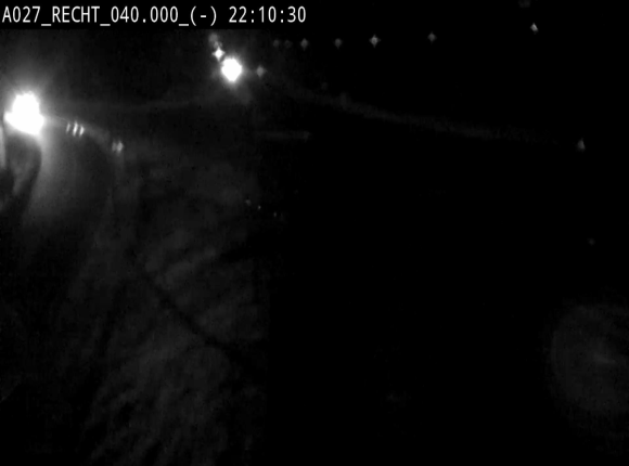 Webcam A27/E42 à hauteur de la sortie 13 Recht à proximité de Malmedy. Vue orientée vers Malmedy et Liège