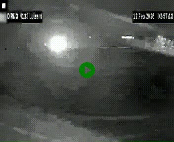 Webcam en périphérie de Chartres sur la N123, à hauteur de Luisant. Vue orientée vers Chartres