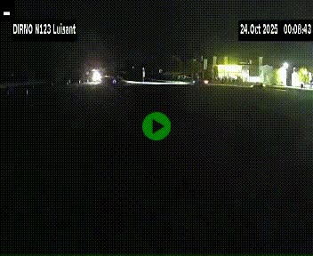 Webcam en périphérie de Chartres sur la N123, à hauteur de Luisant. Vue orientée vers Chartres