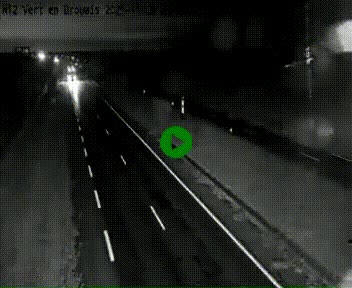 Webcam à hauteur de Vert-en-Drouais sur la N12, en périphérie de Dreux. Vue orientée vers Alençon