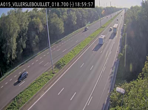 Webcam autoroute Belgique - Villers-le-Bouillet - E42 direction Liège - BK 18.7
