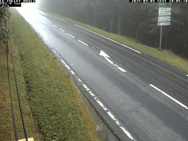 Caméra du Collet sur la route de Colmar (D417)