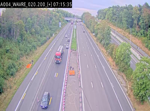 Webcam @ Wavre-sud KP 19.6, A4/E411