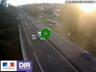 Webcam routière à Le Chambon-Feugerolles sur la RN88 entre Firminy et Saint-Etienne