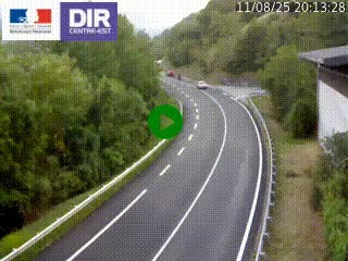Caméra trafic sur la N90 à Bourg-Saint-Maurice, en provenance d'Aoste et en direction d'Albertville
