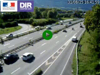 Caméra routière à hauteur de la sortie 15 Chambéry-centre au PK 4,103 en direction d'Albertville