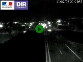 Caméra autoroute à Saint-Etienne (Les Littes) à hauteur du Ikea Saint-Etienne sur l'A72 en direction de Roanne