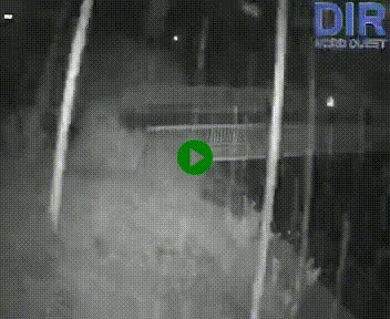 Webcam sur A84 à hauteur de Pont-Farcy, au niveau du pont autoroutier sur la Vire, au sud de Saint-Lô