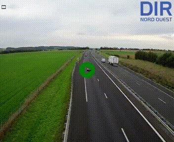Webcam sur A84 à hauteur de l'échangeur de Poilley avec la N175, au sud d'Avranches