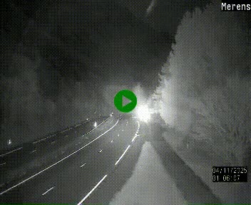 Webcam Ax-les-Thermes sur N20, en direction d'Andorre
