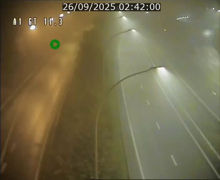 Traffic live webcam Luxembourg Senningerberg - A1 direction Allemagne - BK 11.3