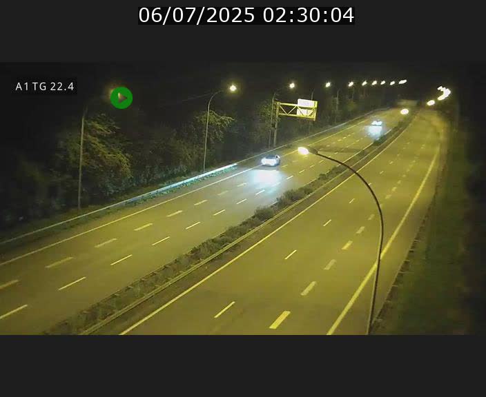 Traffic live webcam Luxembourg Flaxweiler - A1 direction Luxembourg - BK 22.4