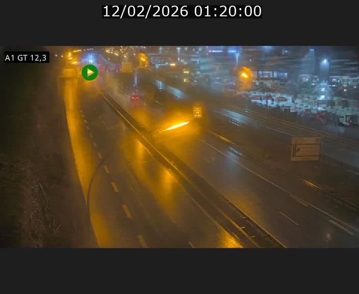 Traffic live webcam Luxembourg Senningerberg - A1 direction Allemagne - BK 12.3