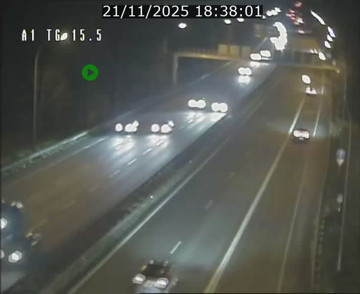 Traffic live webcam Luxembourg Munsbach - A1 direction Luxembourg - BK 15.5