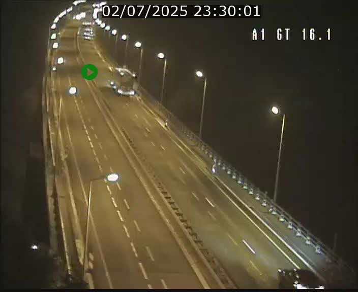 Traffic live webcam Luxembourg Niederanven - A1 direction Allemagne - BK 16.1