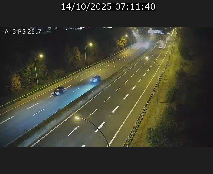 Traffic live webcam Luxembourg Frisange - A13 direction Allemagne - BK 26