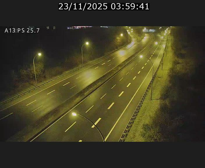 Traffic live webcam Luxembourg Frisange - A13 direction Allemagne - BK 26