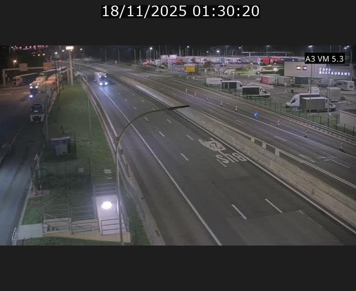 Traffic live webcam Luxembourg Aire de Berchem - A3 - BK 5 - direction France