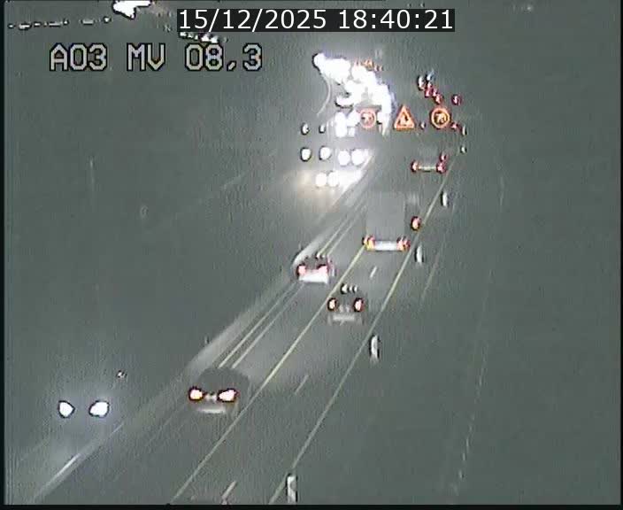 Webcam Autoroute après la Croix de Bettembourg en direction de Luxembourg sur l'A3