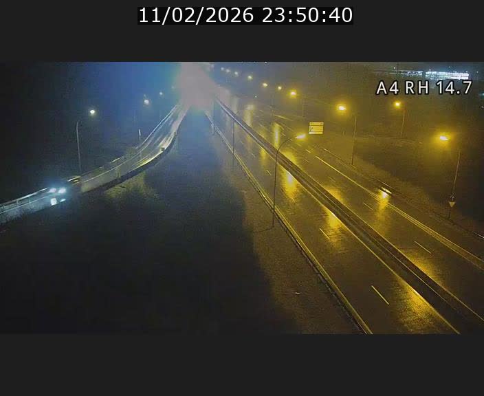 Traffic live webcam Luxembourg Jonction Lankelz - A4 - BK 14.7 - direction Luxembourg